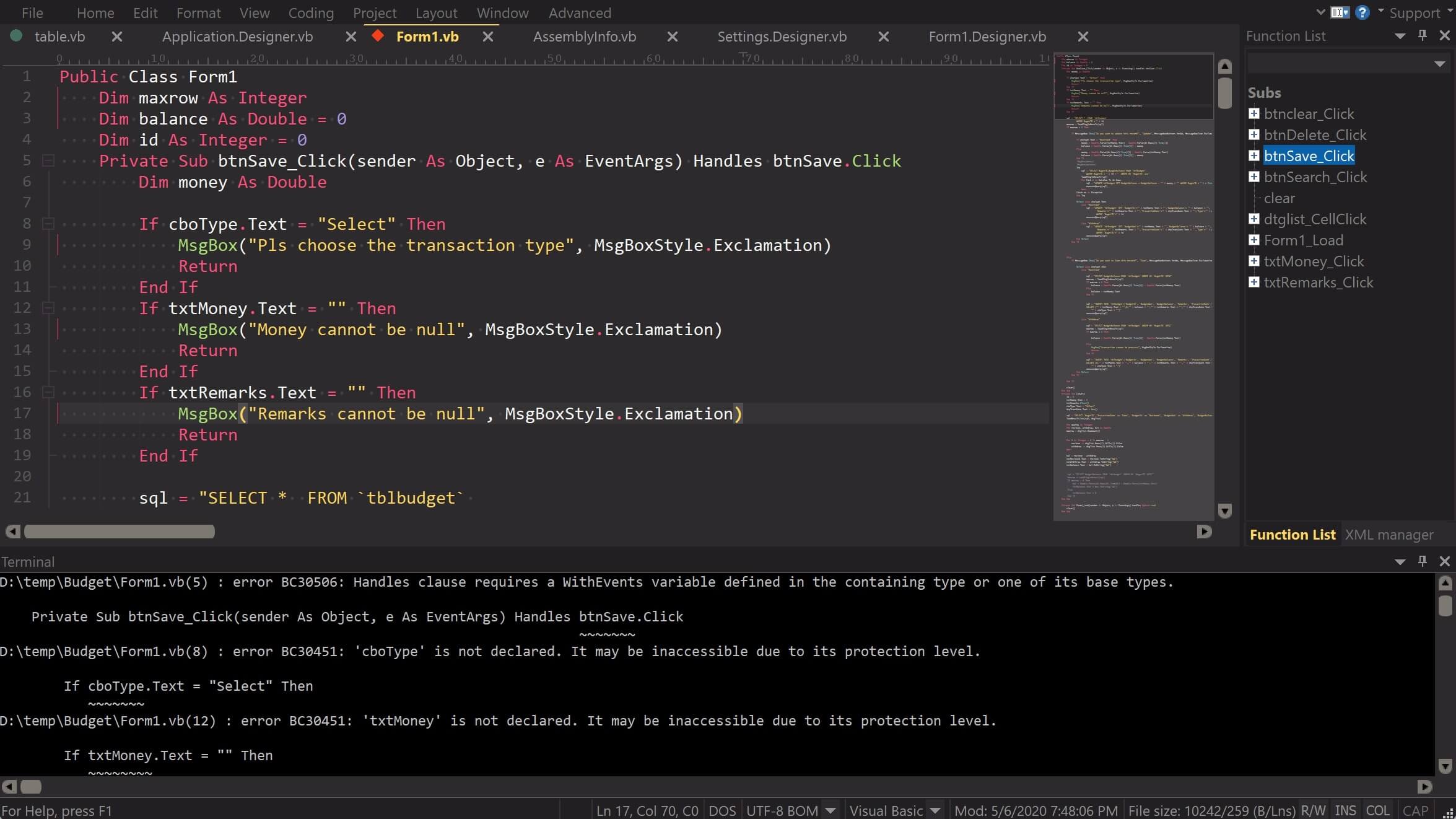 vb_editor_ultraedit vb editor ultraedit
