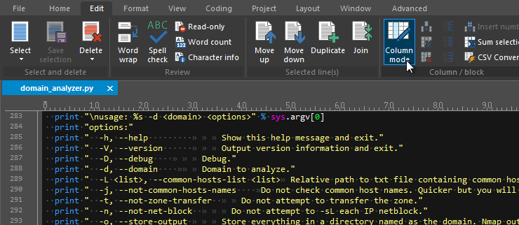 Writing a Macro<br />
