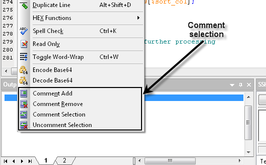 comment_selection1 Writing a Macro<br />