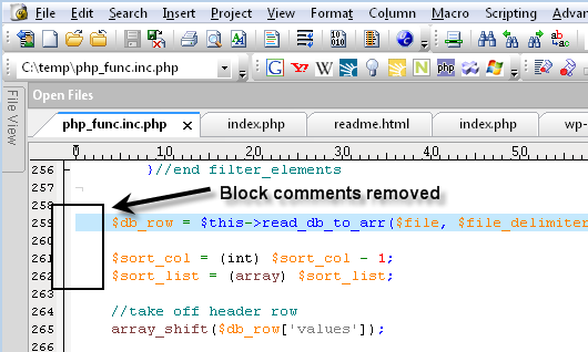 Writing a Macro<br />

