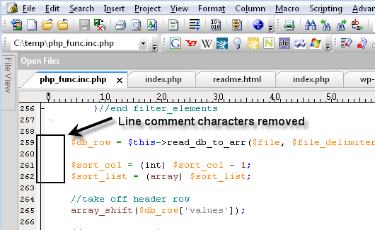 Writing a Macro<br />

