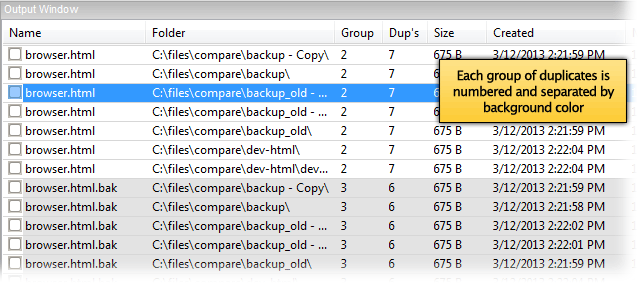 find-duplicates-results