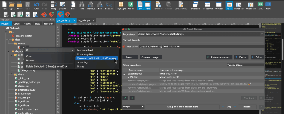 Full Git integration