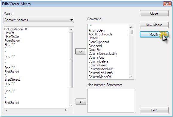 Writing a Macro<br />
