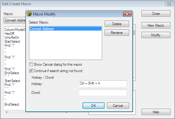 Writing a Macro<br />
