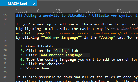 Git editor