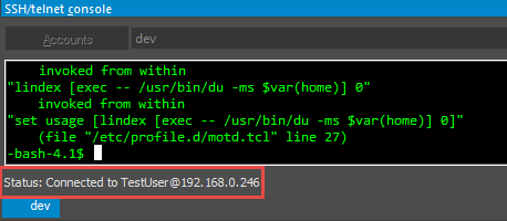 Status-Connected