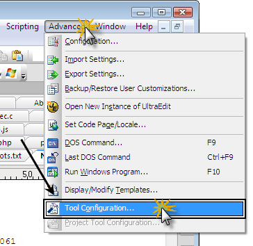 toolconfigselect